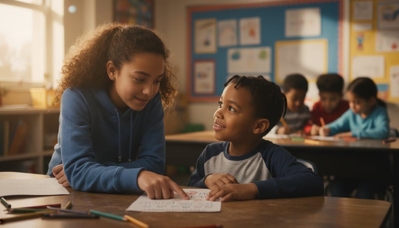 Sankofa students collaborating and leading together — Community in practice